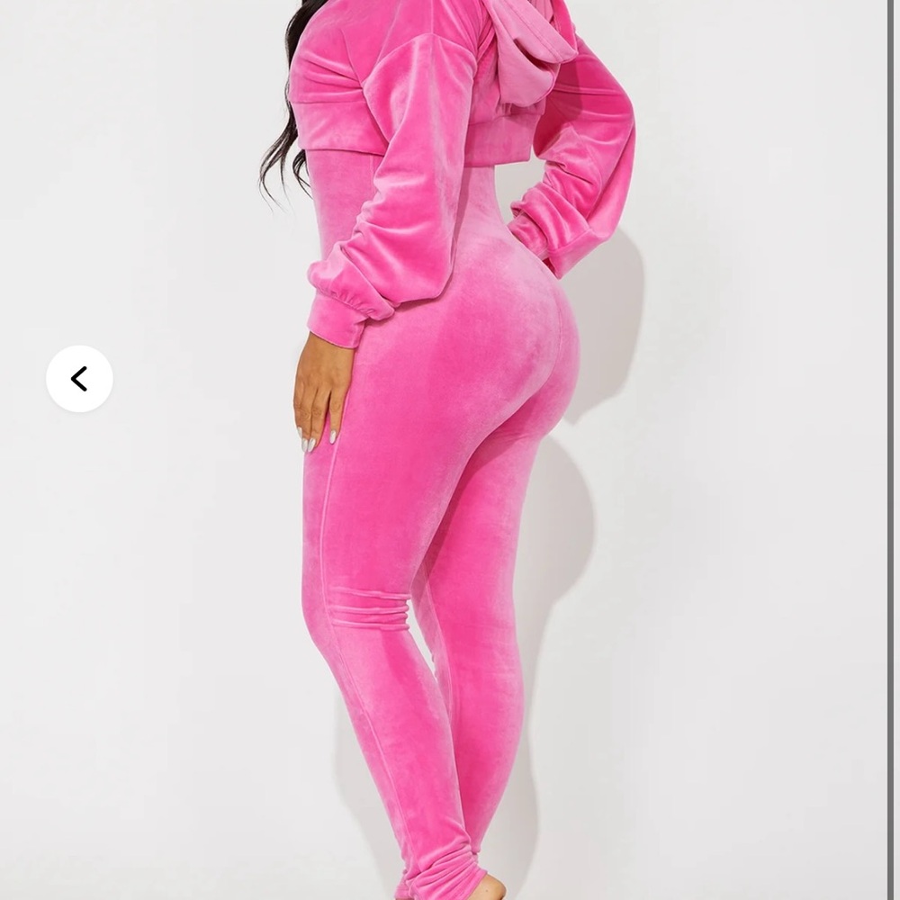 Y2K Vibe Pink Tracksuit set from Fashion Nova
